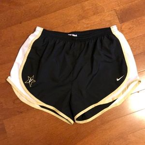 Vanderbilt Black & Gold running shorts, large
